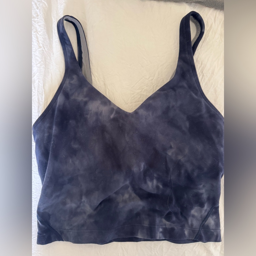 Lululemon Align Tank Size 4 DIDT Diamond Dye Asphalt Grey True Navy